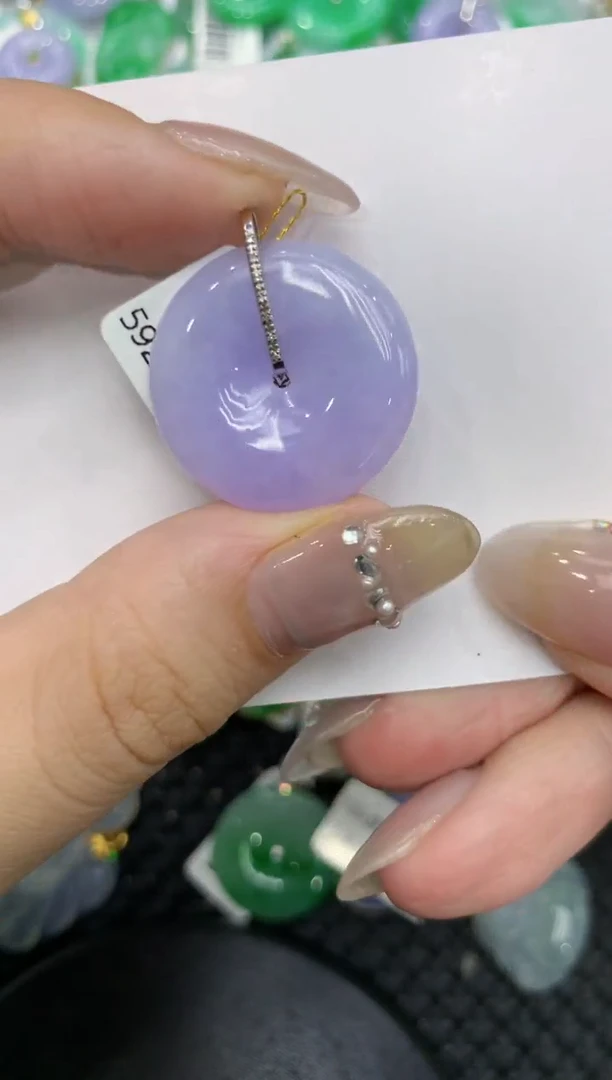 【闪购商品】翡翠颈饰18K金镶嵌222222222