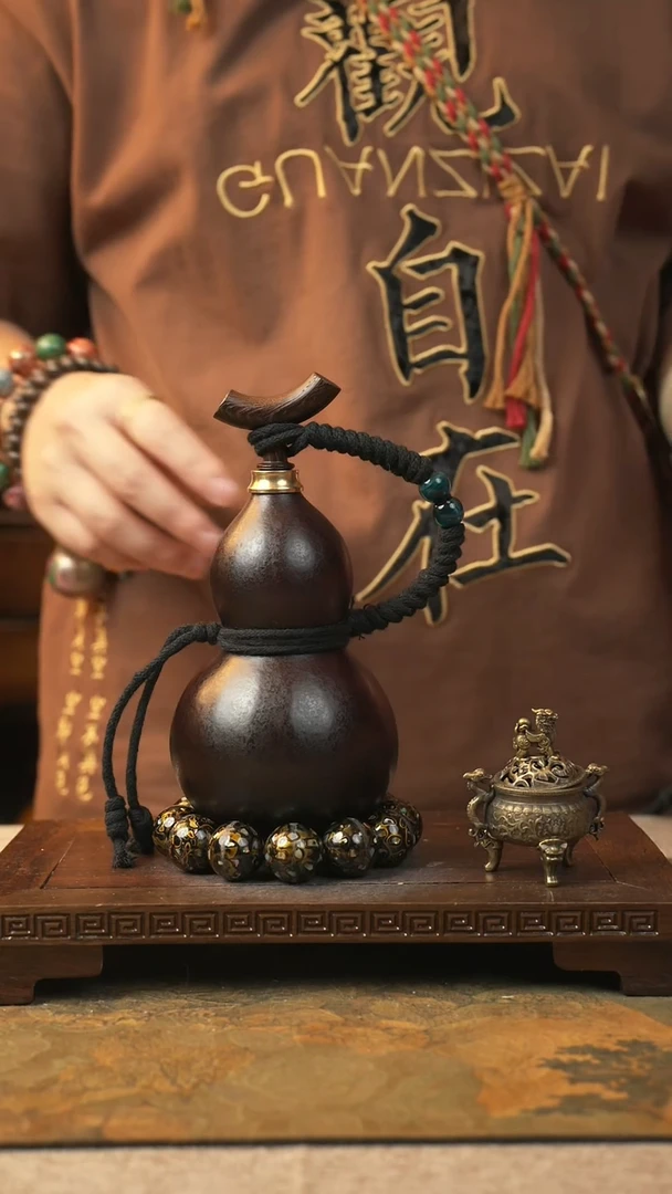 579大漆一物一拍记葫堂出品【不带手串】