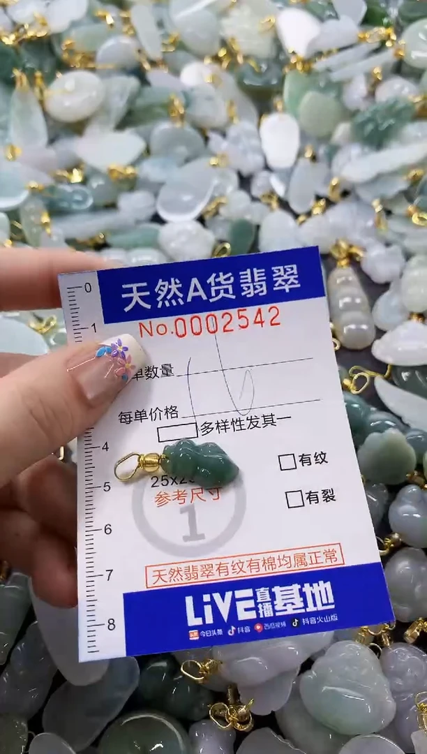 颈饰未镶嵌翡翠天然A货翡翠