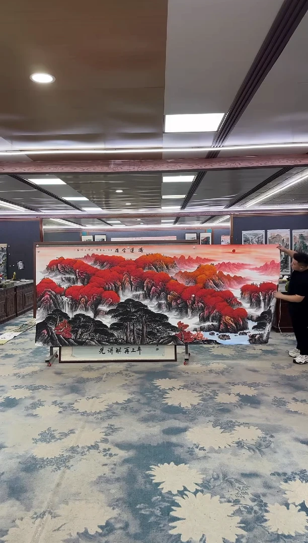 国画W-刘雪红-大丈二-山水国画