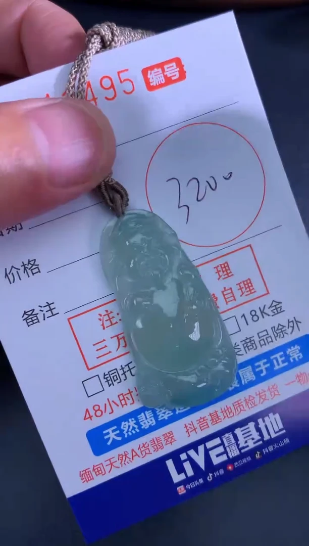 翡翠未镶嵌颈饰天然A货翡翠