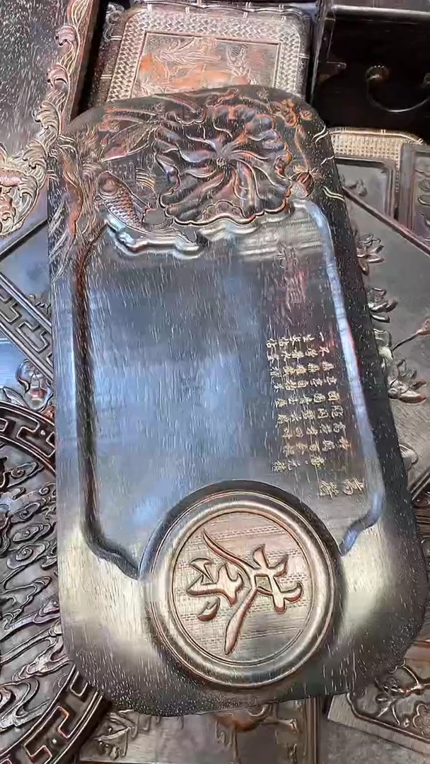 木紫檀雕刻一物一拍以直播间为准