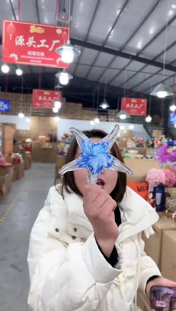 【闪购商品】玻璃于清花器W-早21