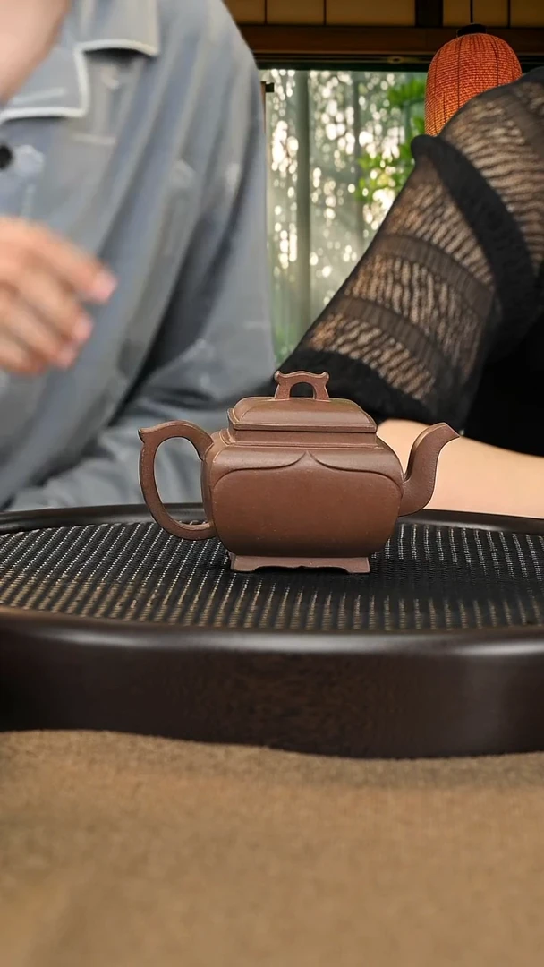 茶壶紫砂全手工方器四方桥韵