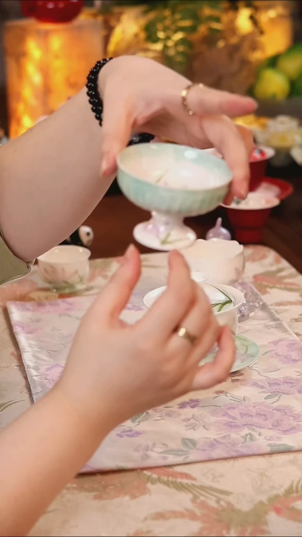 粉黛梦兰茶杯 哈哈哈哈