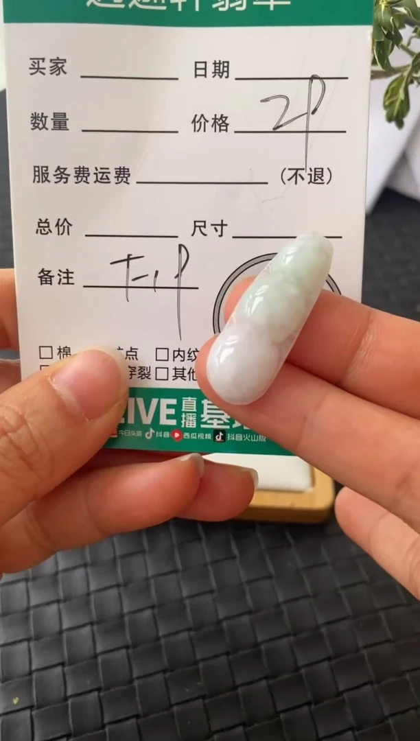 吊坠(不含链)未镶嵌翡翠F19