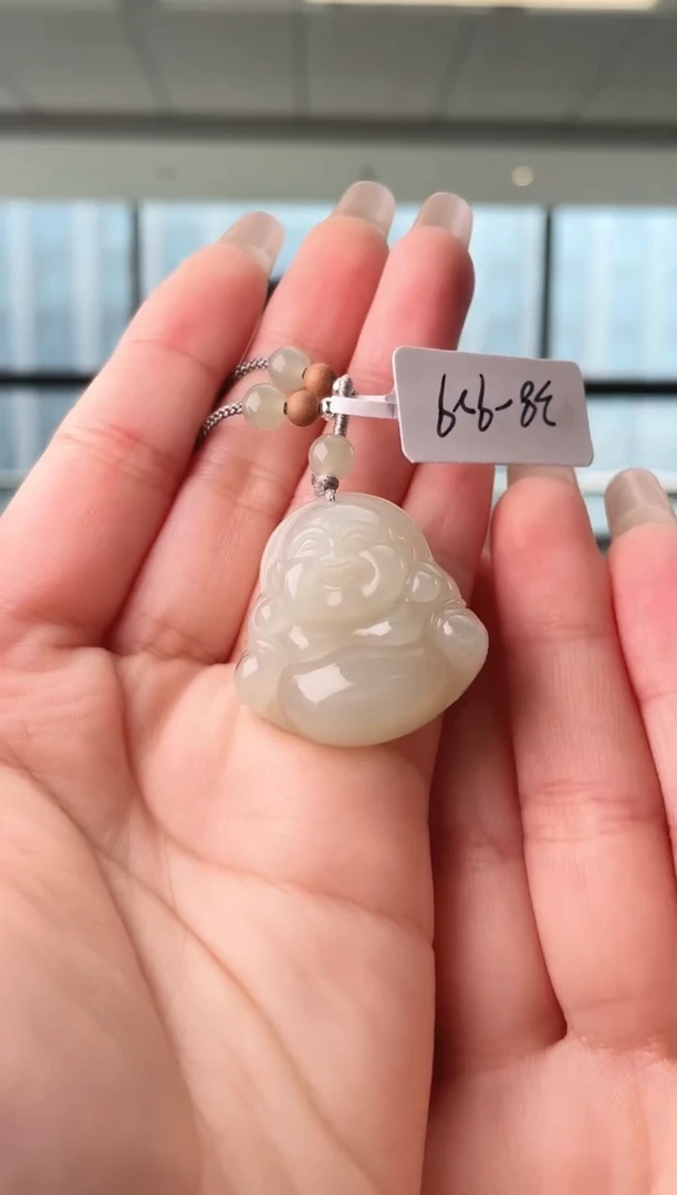 颈饰未镶嵌和田玉佛公 929