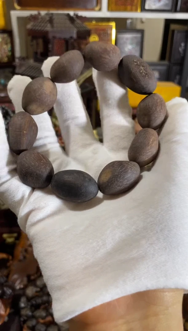 木中之王糖结紫奇单圈手串