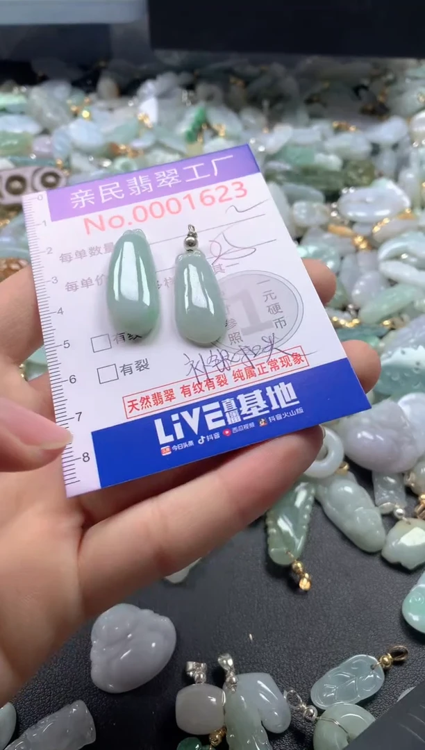 【闪购商品】翡翠吊坠(不含链)未镶嵌1623