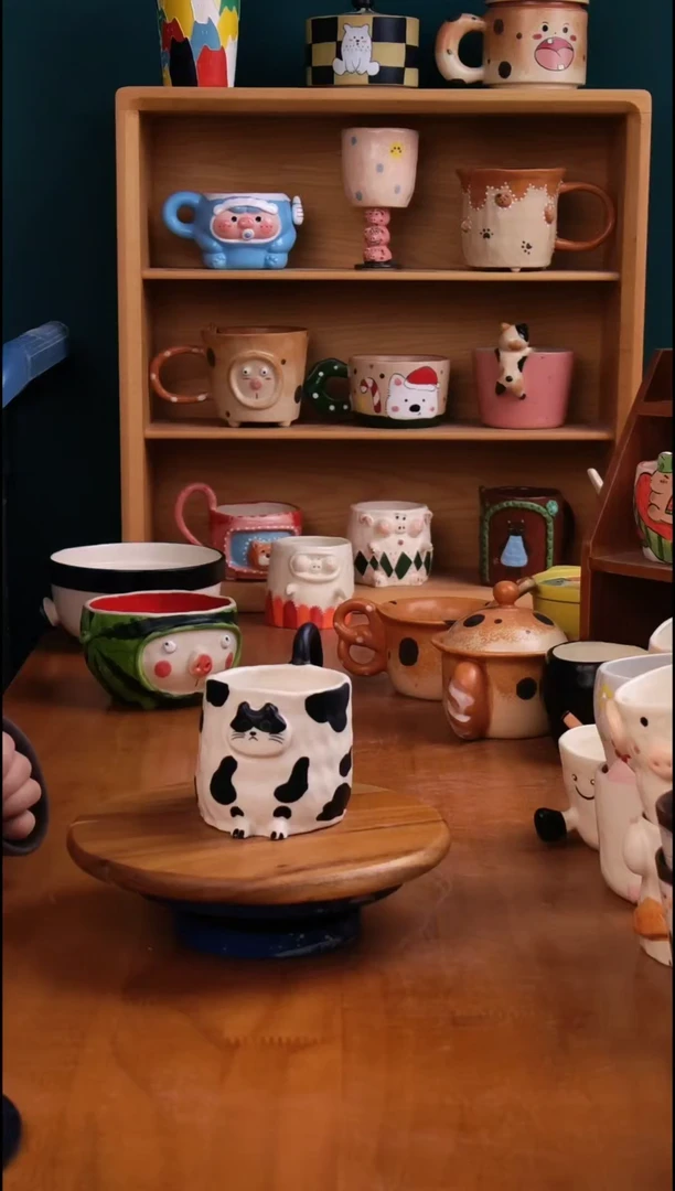 摆件陶景德镇原创手工陶瓷