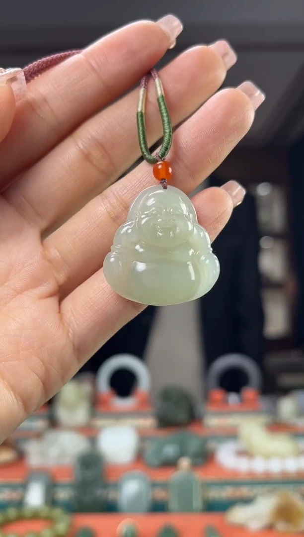 【闪购商品】和田玉颈饰未镶嵌佩佩28mm左右