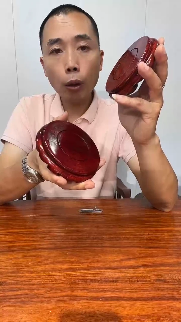 木非花圆形底座红11*12*2.6