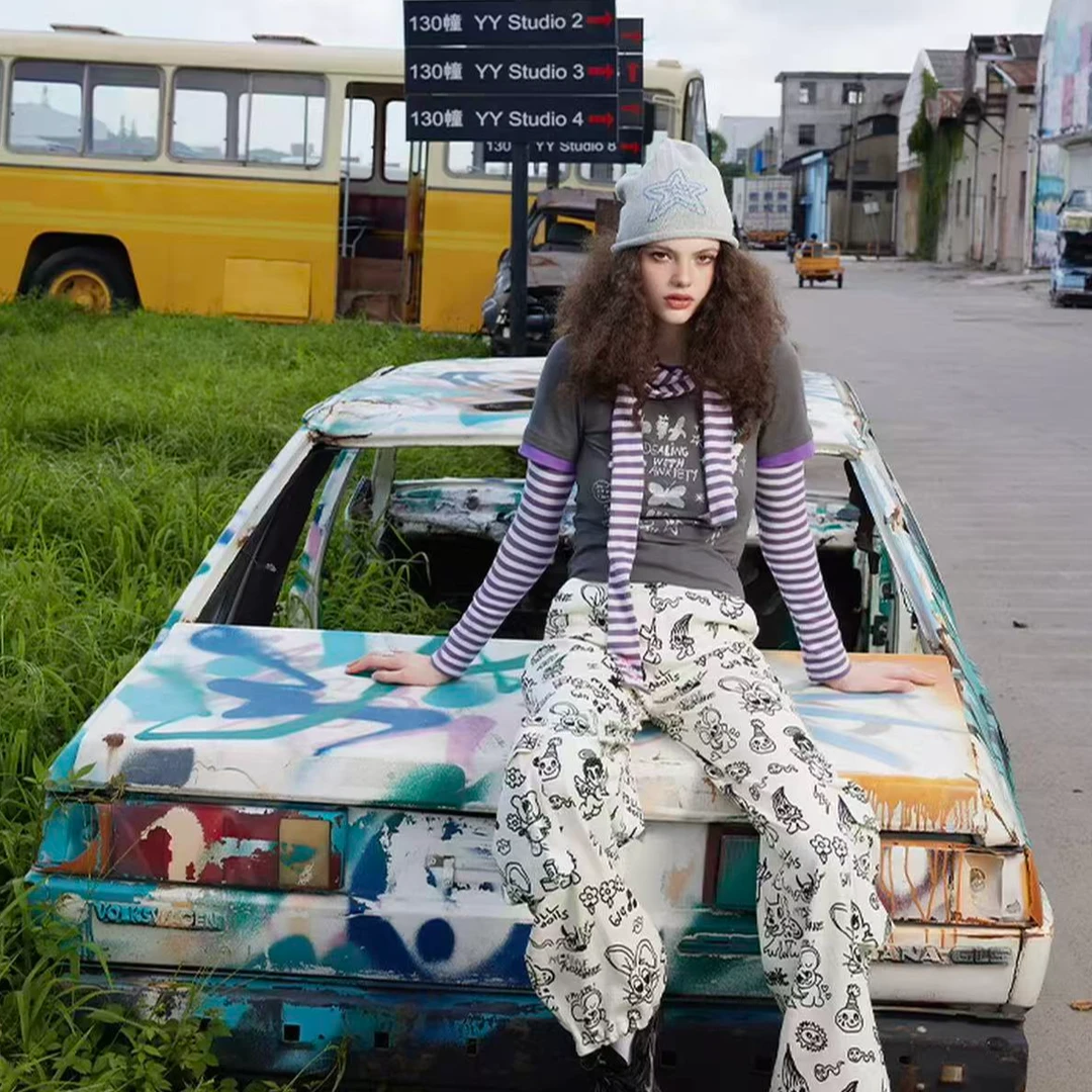 MOF 少女百货【C编号1-50】 真微瑕折扣！ cc数字游戏 休闲裤【自播】