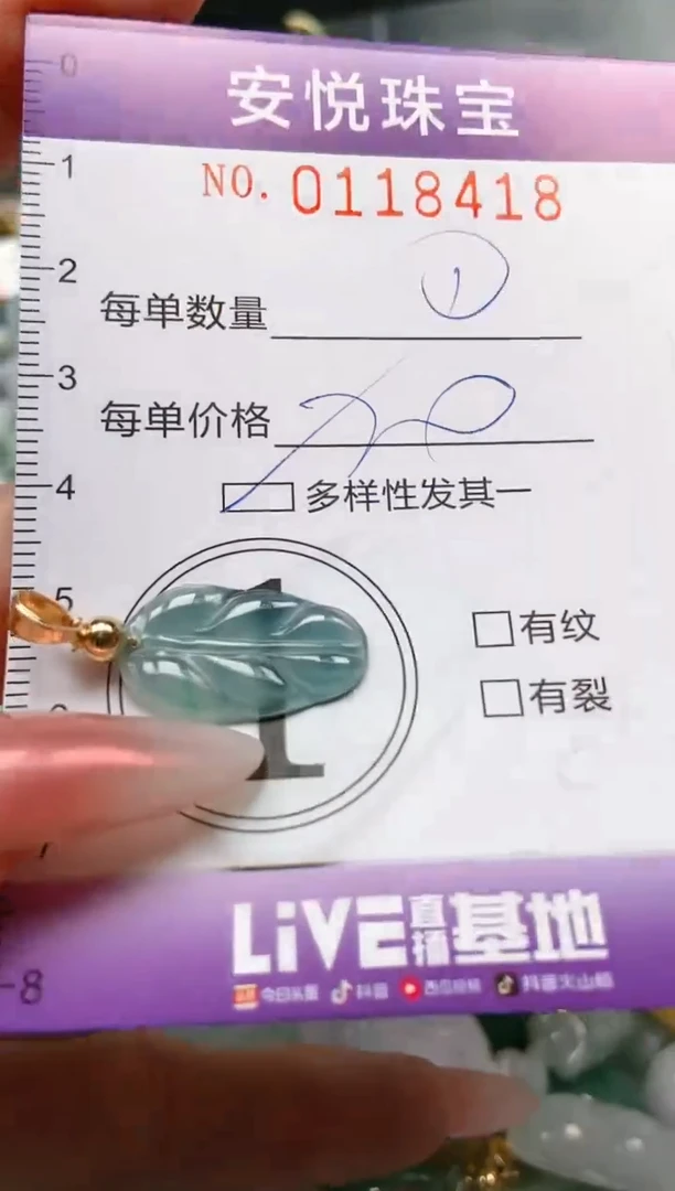 【闪购商品】翡翠颈饰未镶嵌闪购0118418多样性发其一