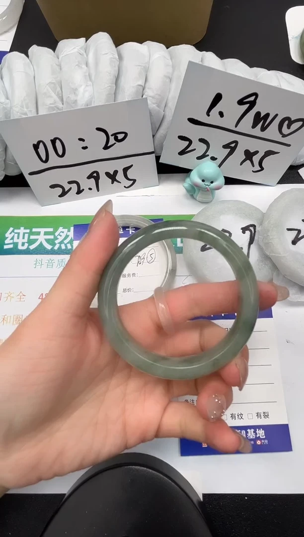 【闪购商品】石英质玉手镯未镶嵌260-56.4