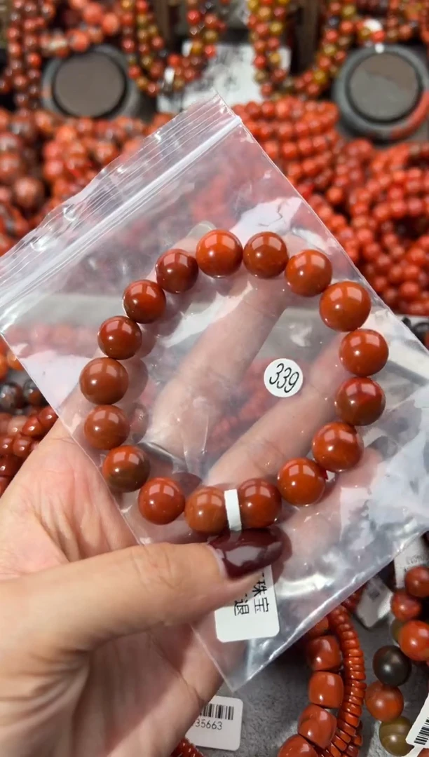 未镶嵌手串南红玛瑙12+
