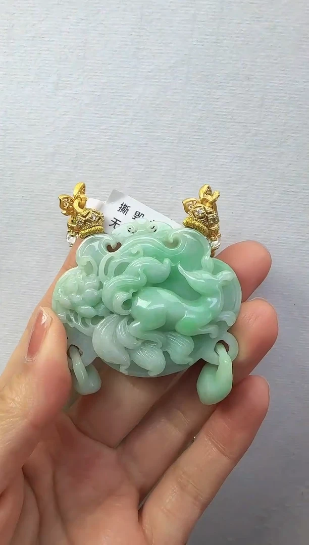 颈饰未镶嵌翡翠国风翡翠