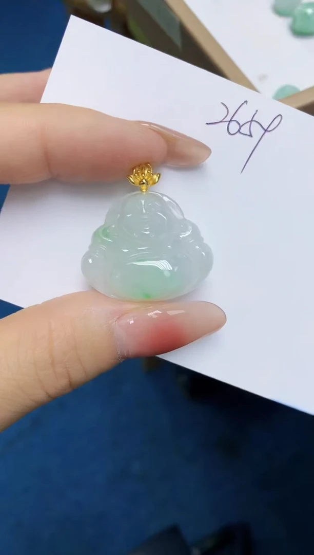 翡翠未镶嵌颈饰 天然缅甸翡翠A货