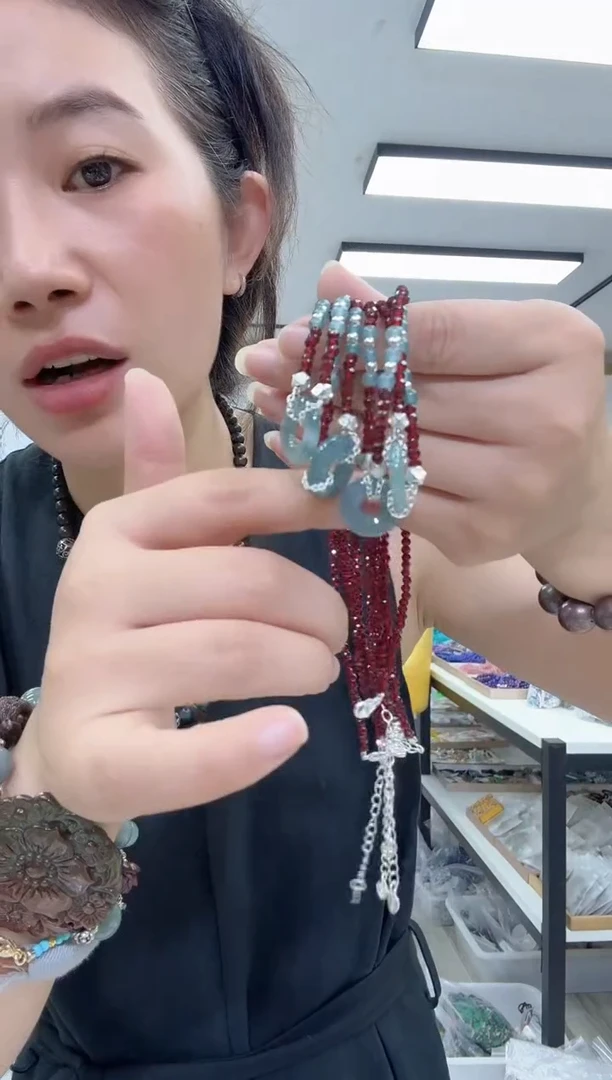 翡翠未镶嵌颈饰2081翡翠平安扣项链