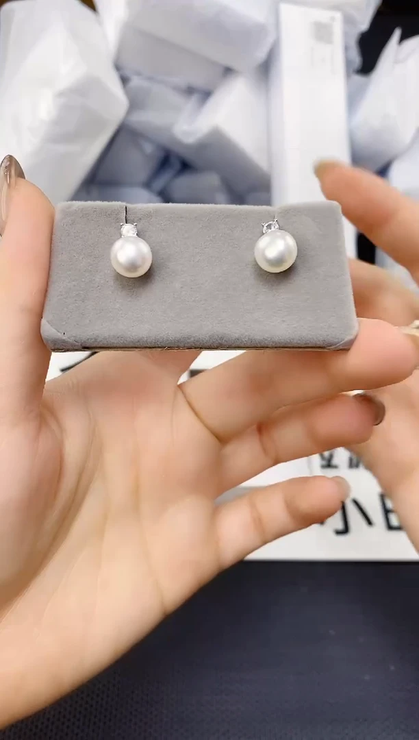 未镶嵌耳饰淡水珍珠ED1075