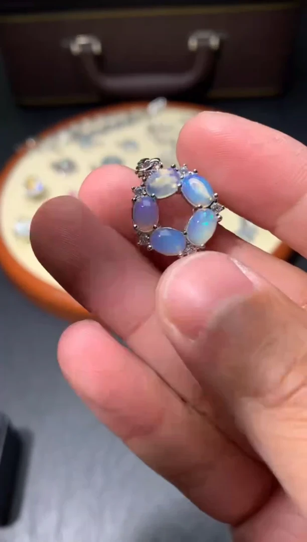 未镶嵌欧泊颈饰F31【多样性发其一】