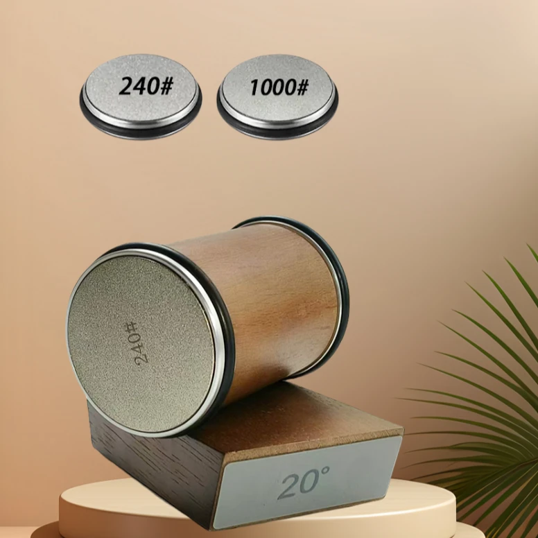 专供Rollingsharpener滚轮磨刀器定角家用【经典】铝合金金刚砂滚筒