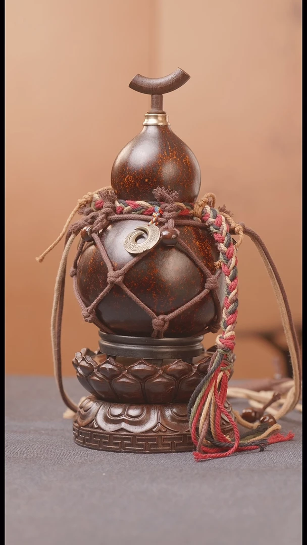 1667号链接精品大漆葫芦现货现发[一物一拍]不包含莲花底座