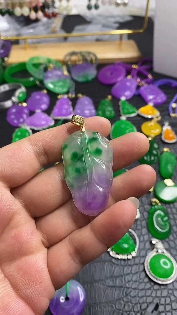 颈饰未镶嵌翡翠S020