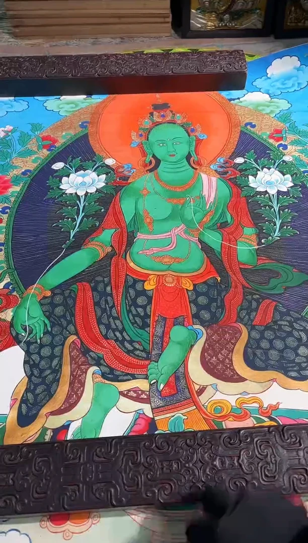 卷轴画曦曦的唐卡tk160