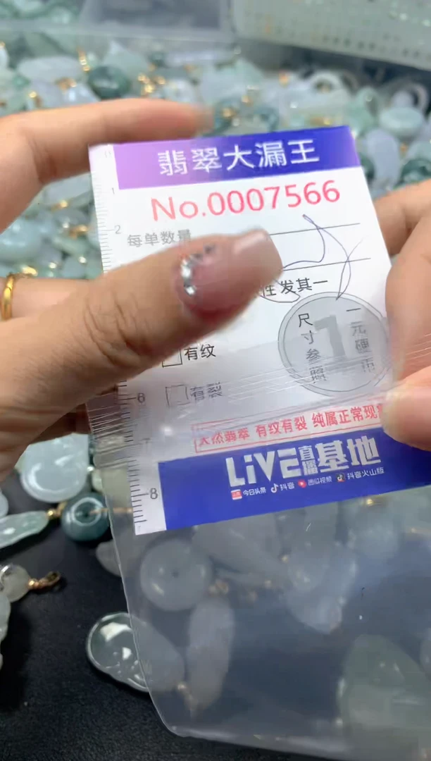 颈饰未镶嵌翡翠7566