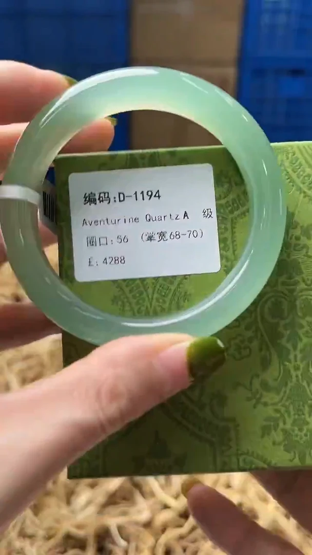 未镶嵌手镯石英质玉D1194