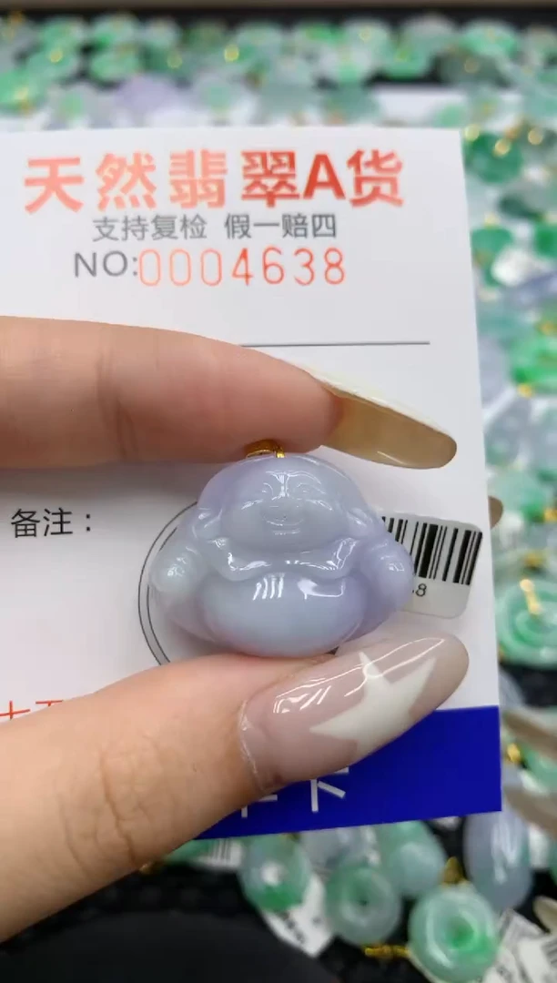翡翠18K金镶嵌颈饰1111111111111