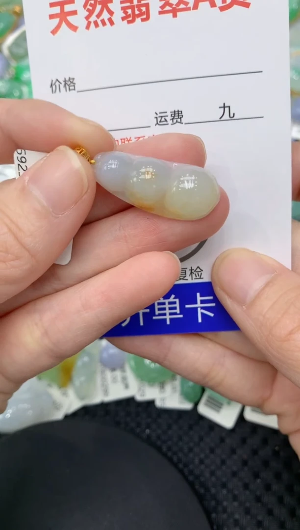 【闪购商品】翡翠颈饰18K金镶嵌11111111