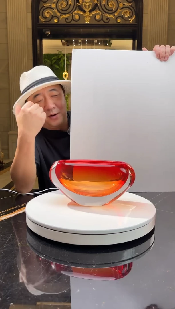 【闪购商品】茶宠AJ03219宝石红元宝收纳碗