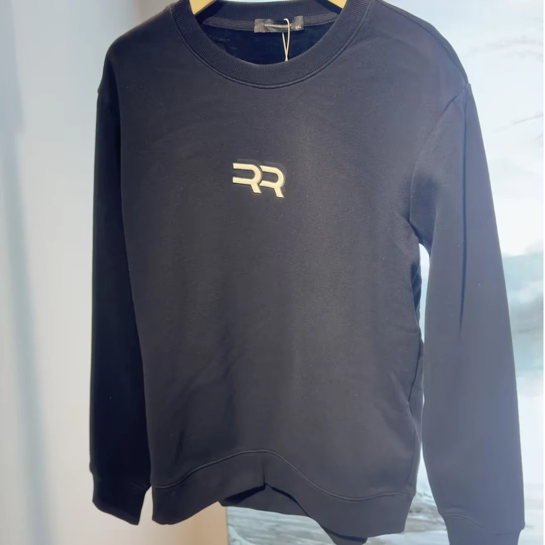 秋冬潮流男士印花加绒长袖圆领百搭卫衣