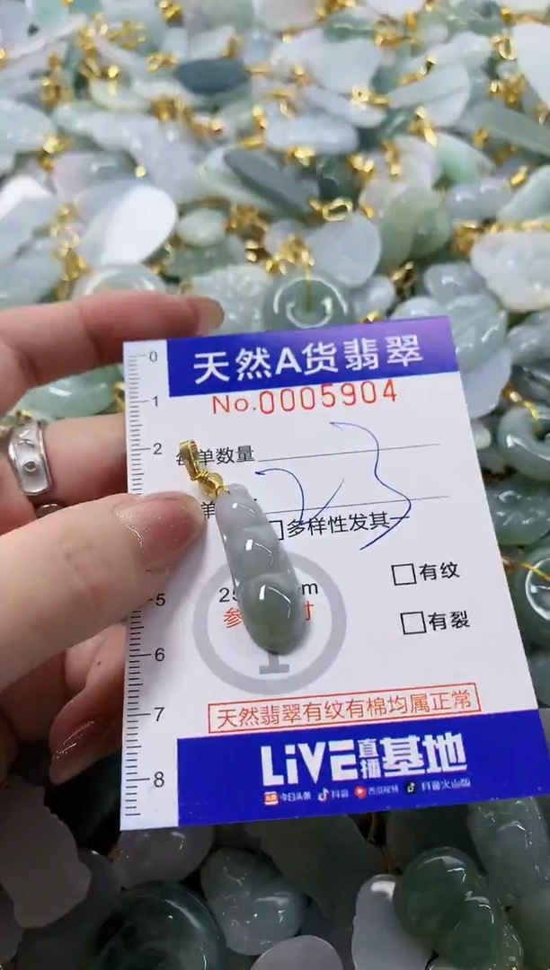 颈饰未镶嵌翡翠天然A货翡翠