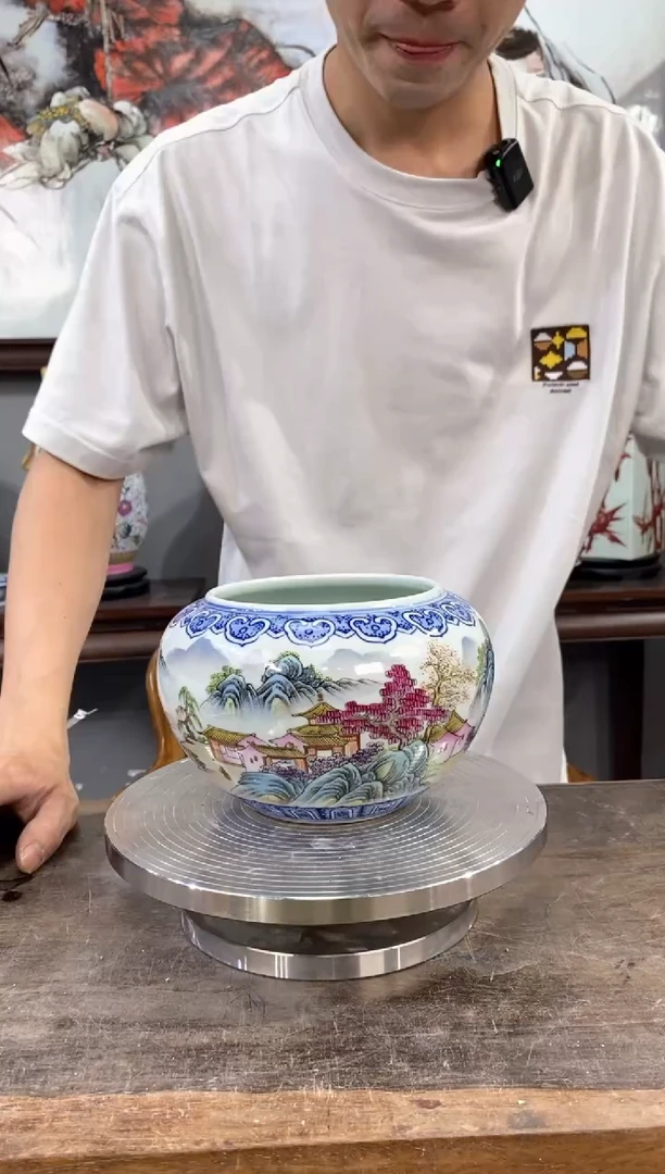 吴义松陶瓷联盟手绘陶瓷编号：