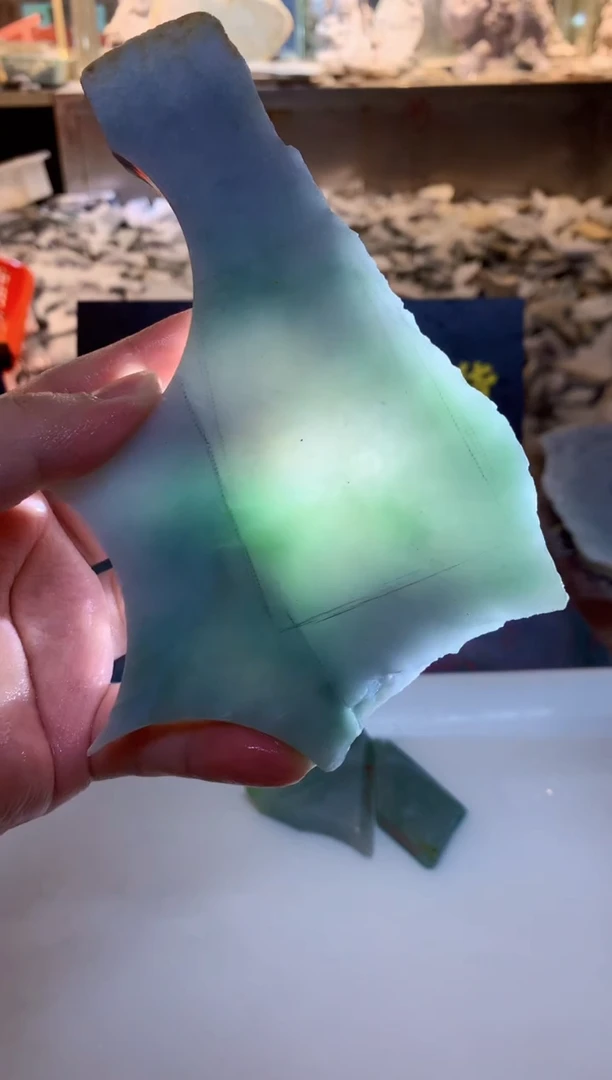 翡翠裸石0韩0翡翠珠宝414