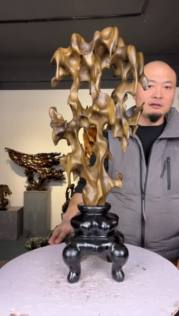 金丝楠醉*047金丝楠自然随型摆件