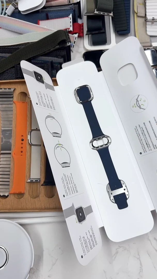准新品深海蓝色l码 现代风皮革 小表盘