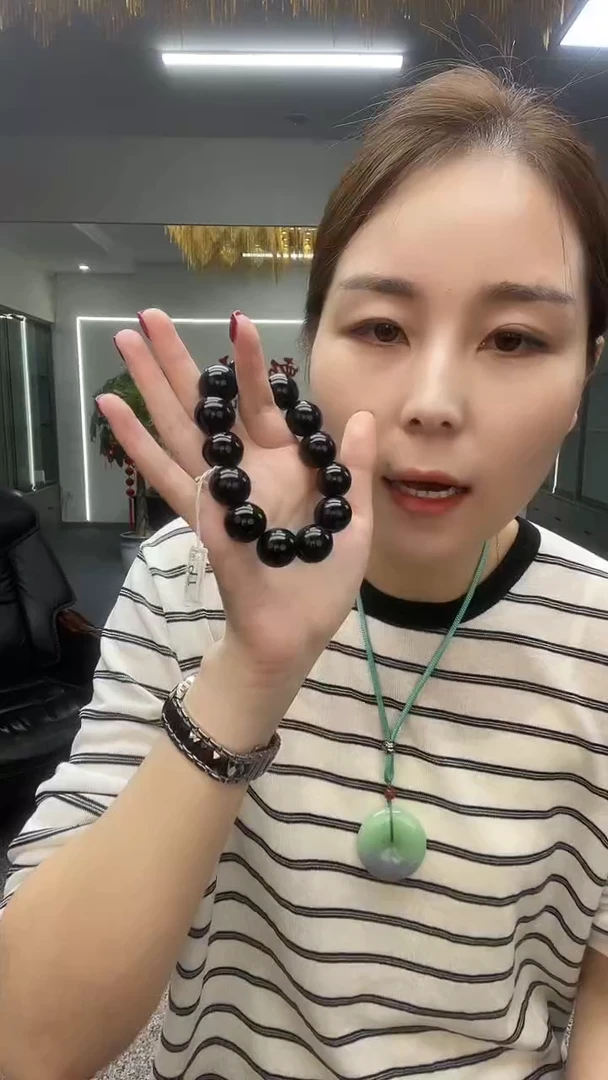 黑色卡18手串多样性发货一件