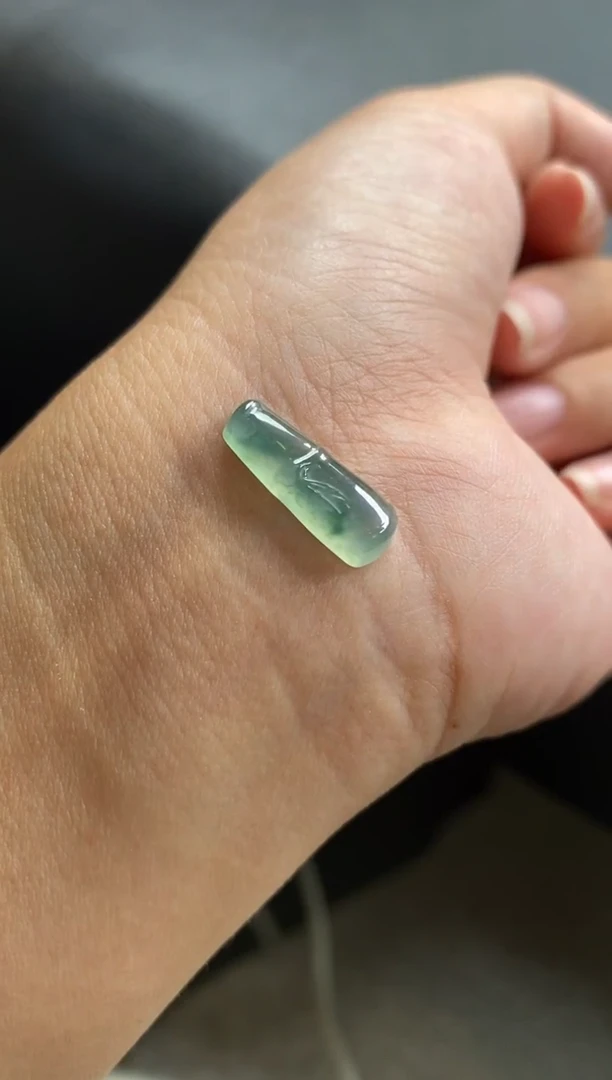 散珠翡翠冰种竹节