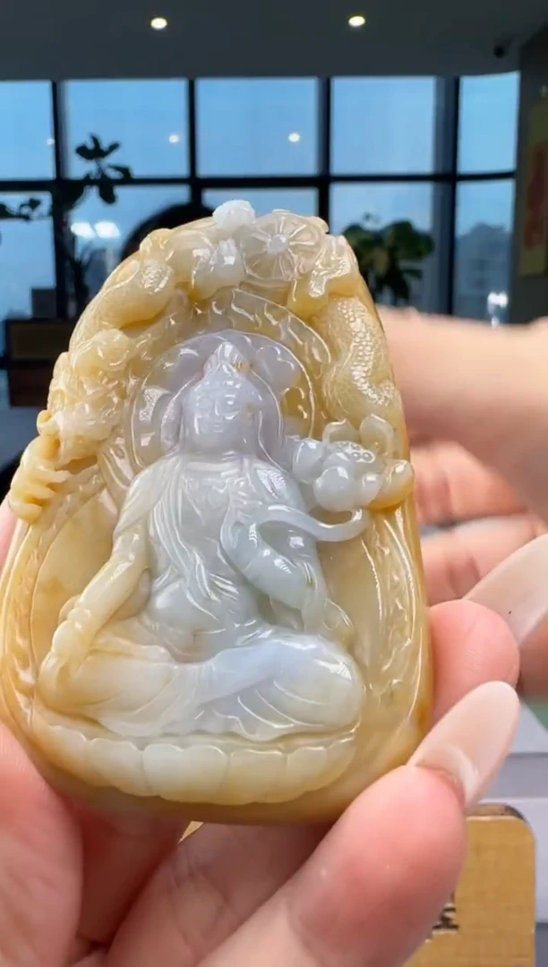 翡翠未镶嵌颈饰YJ@@960Q7J03526