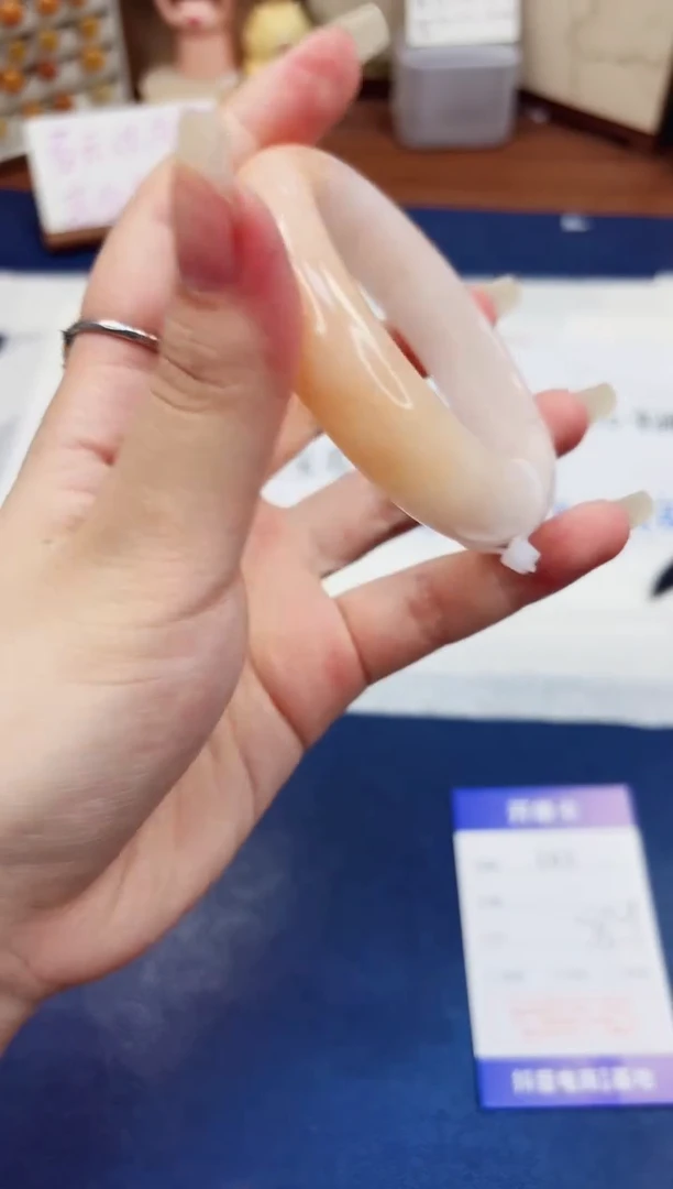 石英质玉手镯未镶嵌163-财气镯-圈口58