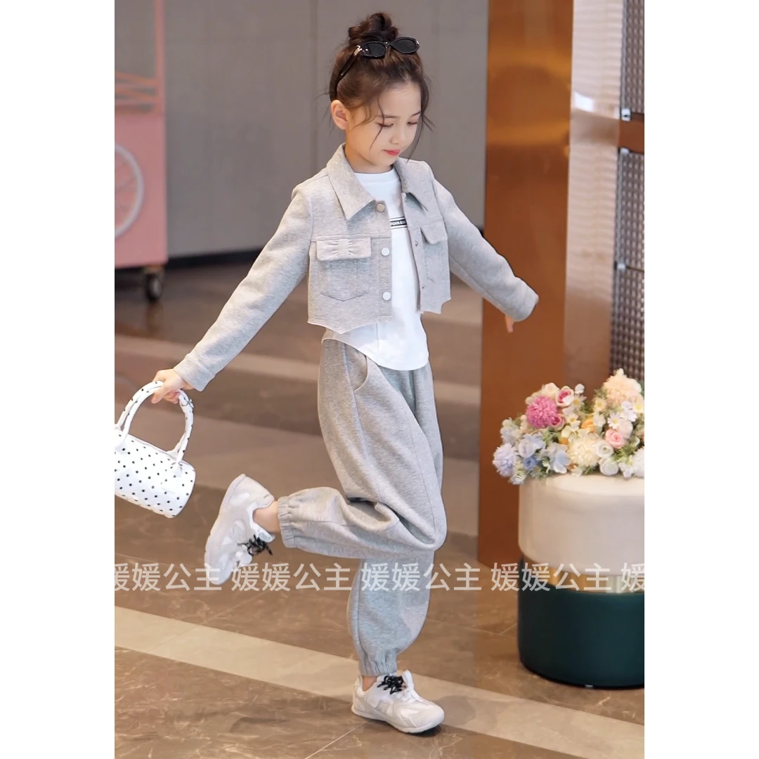 媛媛公主媛松弛有度】2025秋季新款独特洋气时髦女童套装15334X068