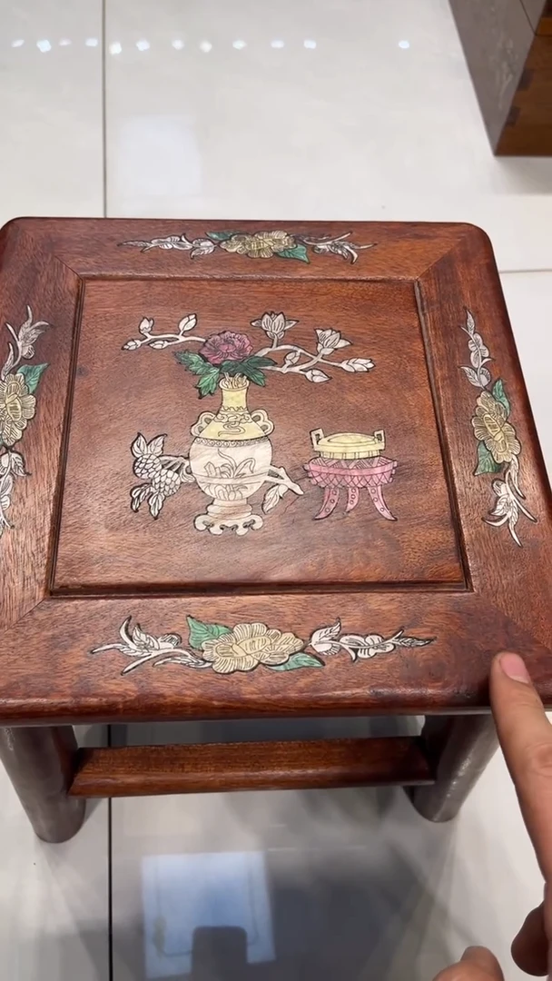 【闪购商品】木平平安安 富贵凳