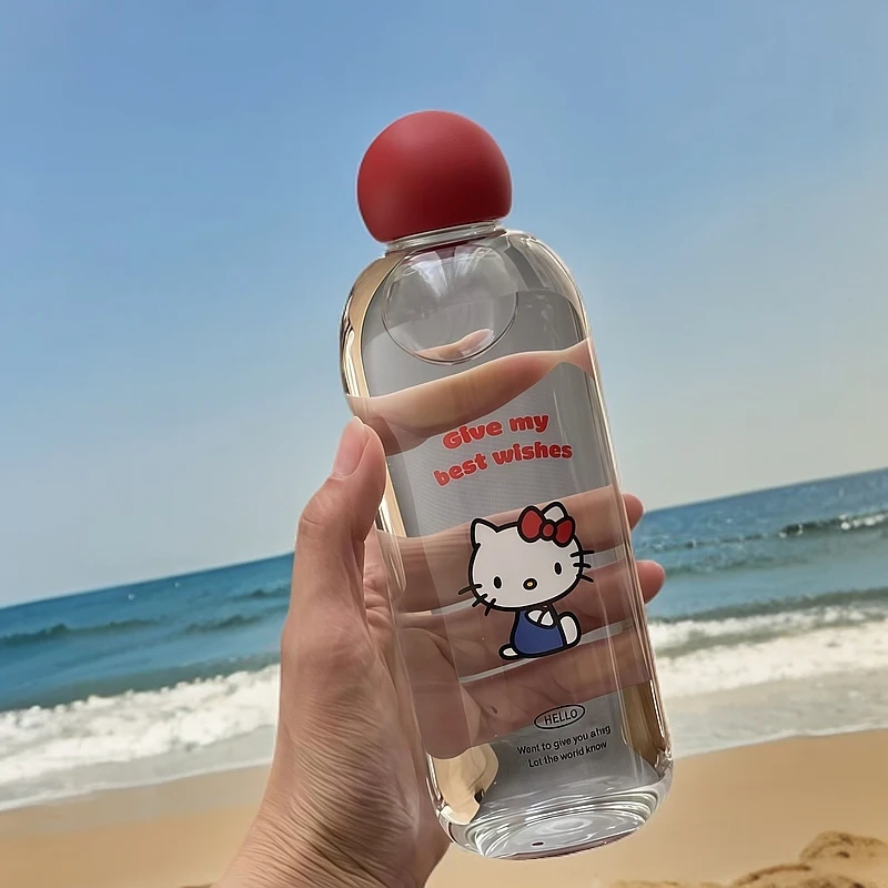 hellokitty联名水杯子爆款2025最新款玻璃杯小众生日礼物送女生