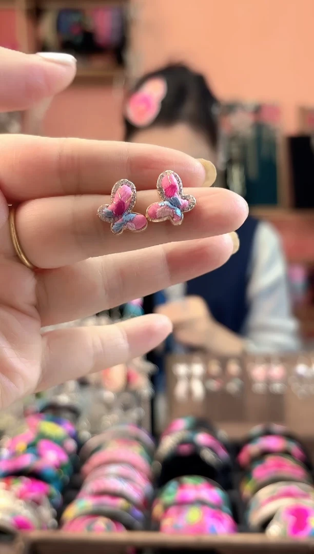 织绣艺枝独绣手工饰品08