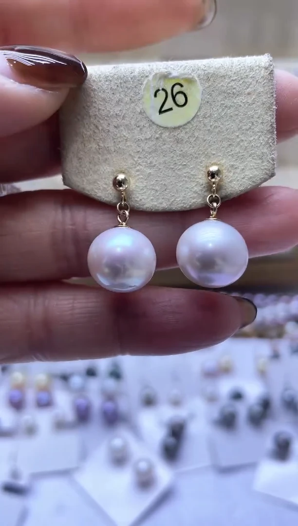 【闪购商品】淡水珍珠耳饰银S925镶嵌2