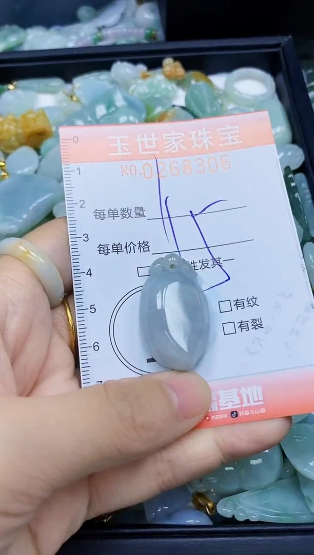 翡翠未镶嵌颈饰闪购0268306